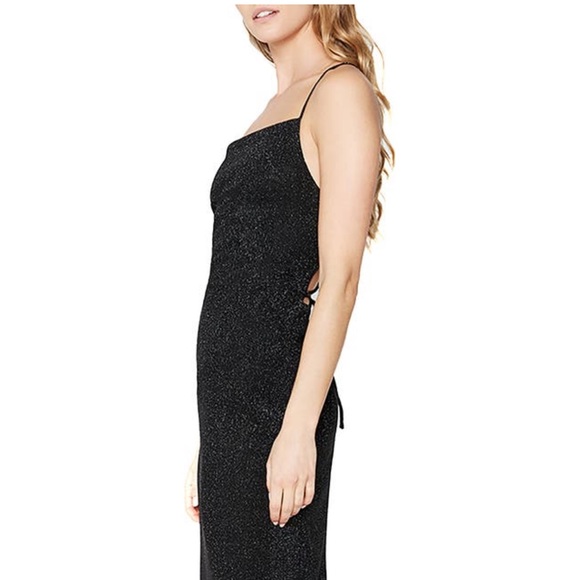 Black Midi Cocktail Dress - Picture 3 of 5